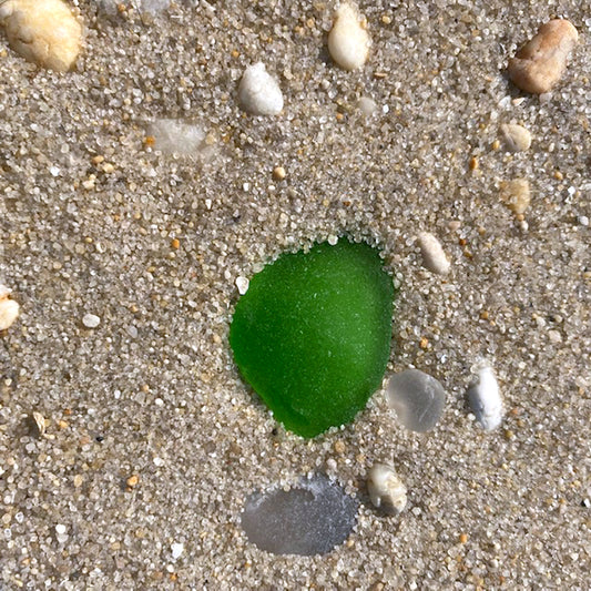 Bright Green Sea Glass