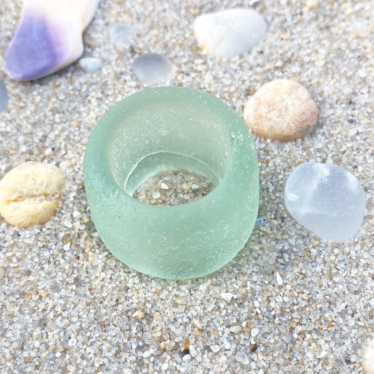 Sweet Circle Sea Glass