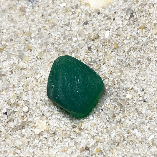 Jewel of the Pile Green Sea Glass