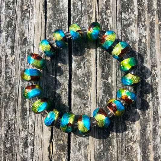 Multi-Colored Bead Bracelet