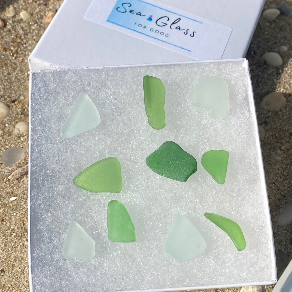 Ten Little Cuties Sea Glass